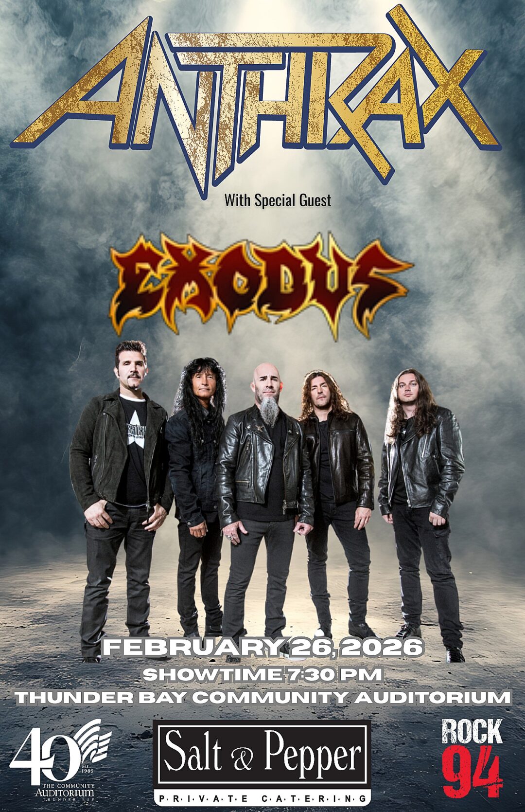 Anthrax & Exodus - February 26, 2026
